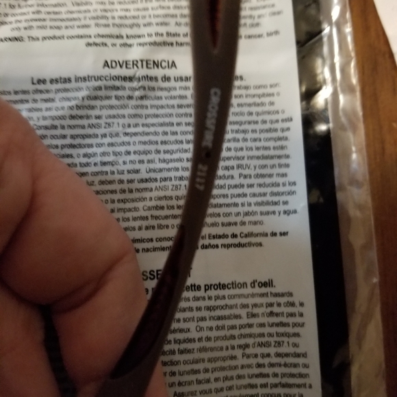 Crossfire Infinity Safety Glasses 2117 - Picture 5 of 8